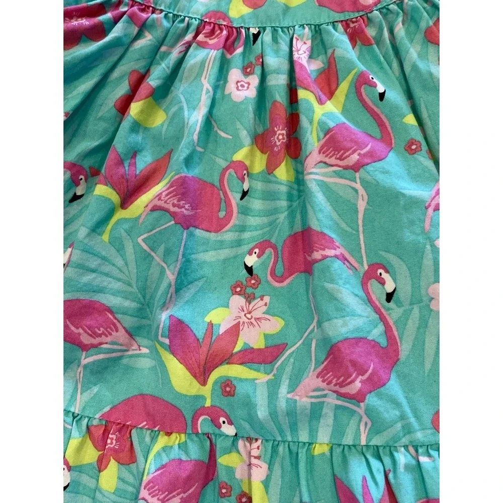 Gymboree green flamingo